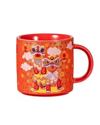 中国风陶瓷马克杯复古陶瓷礼品商务办公泡茶国潮杯